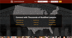 Desktop Screenshot of lawyershop.com