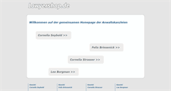 Desktop Screenshot of lawyershop.de